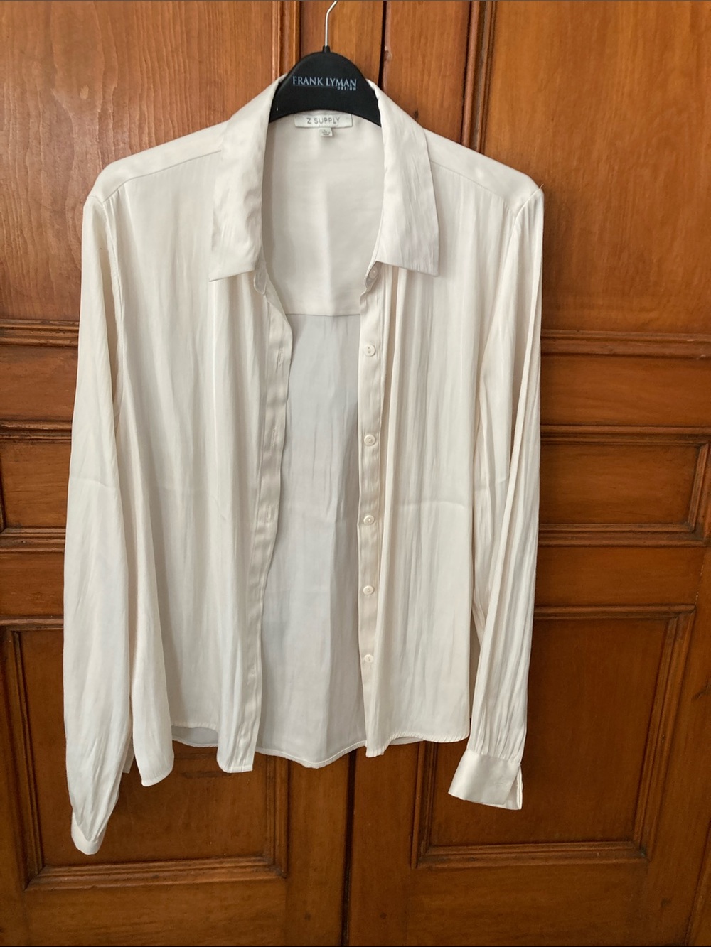 Z Supply Cream Button-Up Shirt